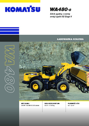व्हील लोडर Komatsu WA480-8E0