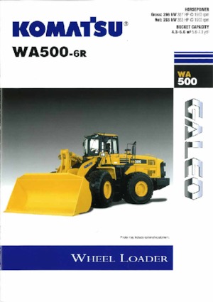 व्हील लोडर Komatsu WA500-6R
