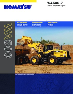 व्हील लोडर Komatsu WA500-7