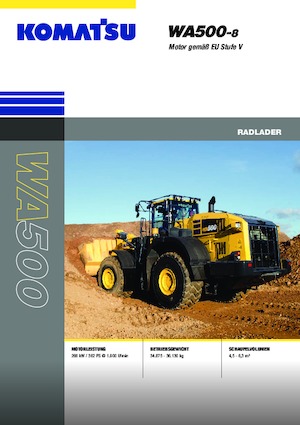 व्हील लोडर Komatsu WA500-8