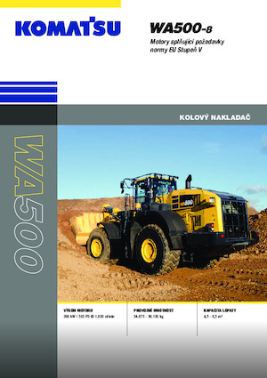 व्हील लोडर Komatsu WA500-8E0