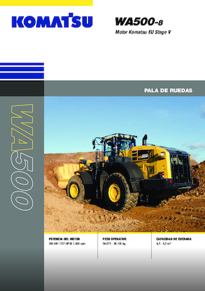 व्हील लोडर Komatsu WA500-8E0
