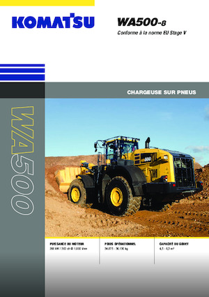 व्हील लोडर Komatsu WA500-8E0