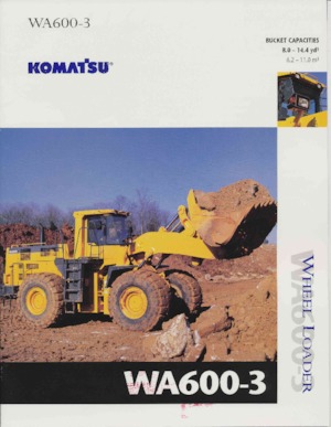 व्हील लोडर Komatsu WA600-3