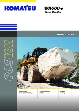 व्हील लोडर Komatsu WA600-8