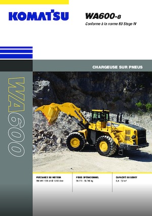 व्हील लोडर Komatsu WA600-8