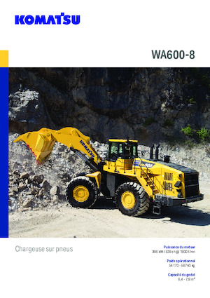 व्हील लोडर Komatsu WA600-8E0
