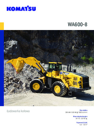 व्हील लोडर Komatsu WA600-8E0
