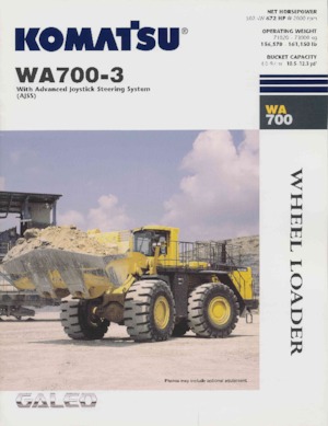 व्हील लोडर Komatsu WA700-3