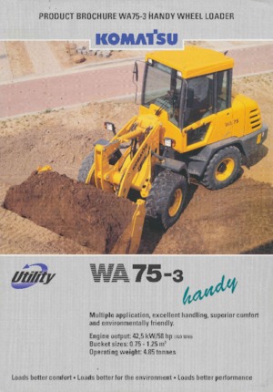 व्हील लोडर Komatsu WA75-3