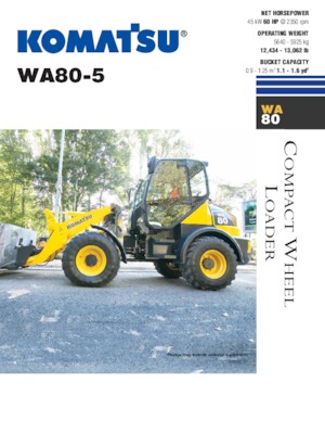 व्हील लोडर Komatsu WA80-5