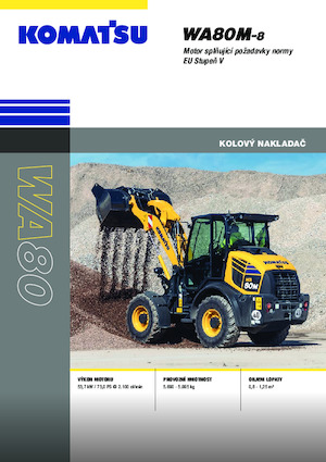 व्हील लोडर Komatsu WA80M-8E0