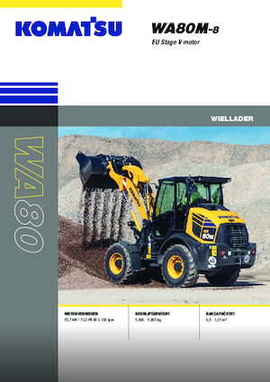 व्हील लोडर Komatsu WA80M-8E0