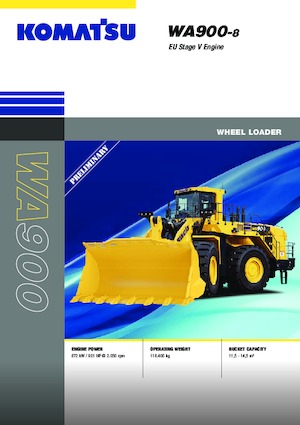 व्हील लोडर Komatsu WA900-8E0