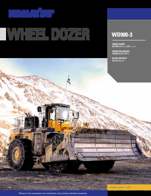 व्हील डोज़र Komatsu WD900-3A