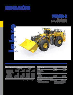 व्हील लोडर Komatsu WE1850