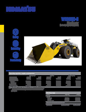 व्हील लोडर Komatsu WE2350