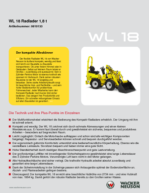 व्हील लोडर Wacker Neuson WL 18