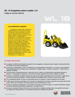 व्हील लोडर Wacker Neuson WL 18