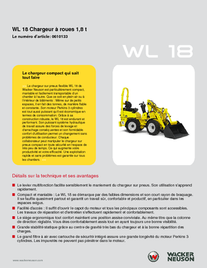 व्हील लोडर Wacker Neuson WL 18