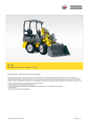 व्हील लोडर Wacker Neuson WL 18