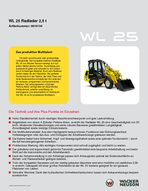 व्हील लोडर Wacker Neuson WL25