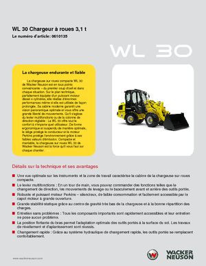 व्हील लोडर Wacker Neuson WL 30