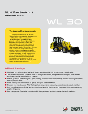 व्हील लोडर Wacker Neuson WL 30