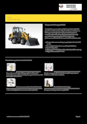 व्हील लोडर Wacker Neuson WL32
