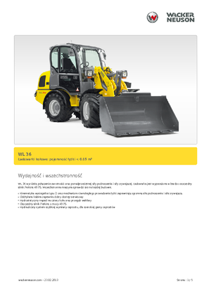 व्हील लोडर Wacker Neuson WL 36