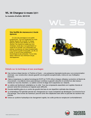 व्हील लोडर Wacker Neuson WL 36