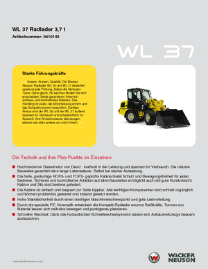 व्हील लोडर Wacker Neuson WL 37