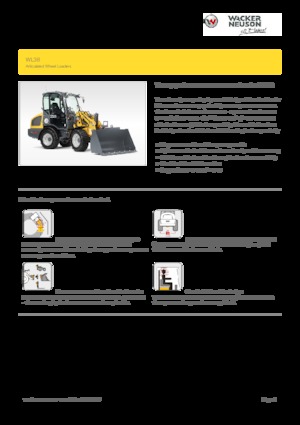 व्हील लोडर Wacker Neuson WL38