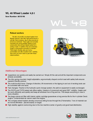 व्हील लोडर Wacker Neuson WL 48