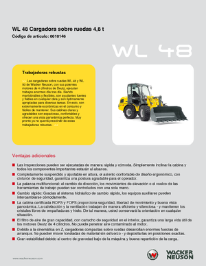 व्हील लोडर Wacker Neuson WL 48