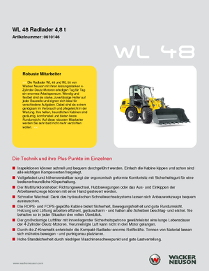 व्हील लोडर Wacker Neuson WL 48