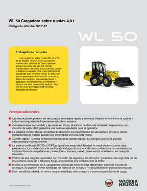 व्हील लोडर Wacker Neuson WL 50