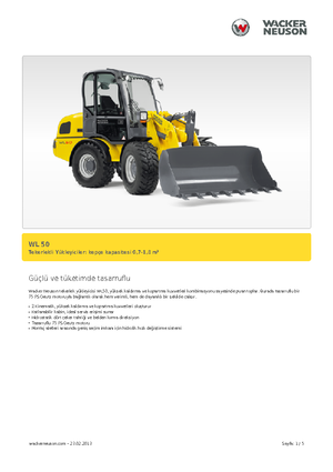 व्हील लोडर Wacker Neuson WL 50