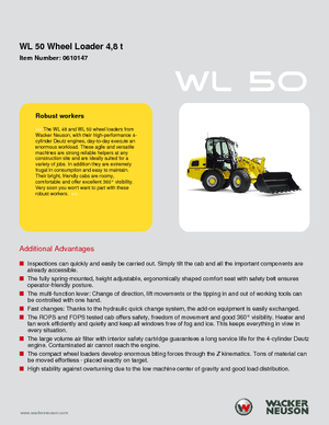 व्हील लोडर Wacker Neuson WL 50