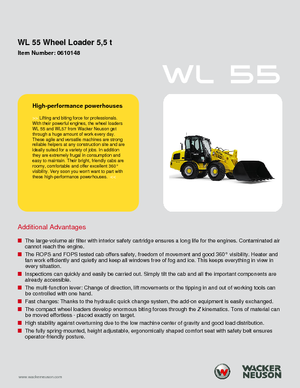 व्हील लोडर Wacker Neuson WL 55