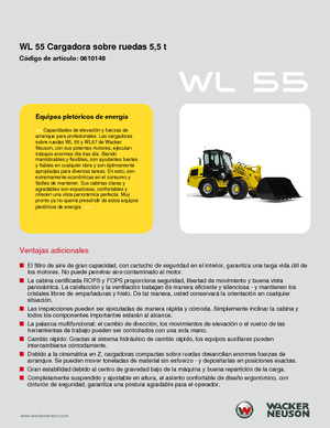 व्हील लोडर Wacker Neuson WL 55