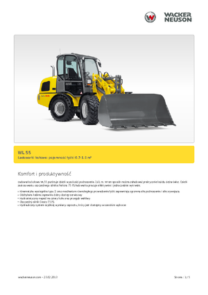 व्हील लोडर Wacker Neuson WL 55