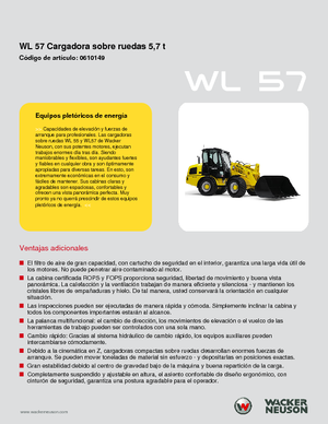 व्हील लोडर Wacker Neuson WL 57