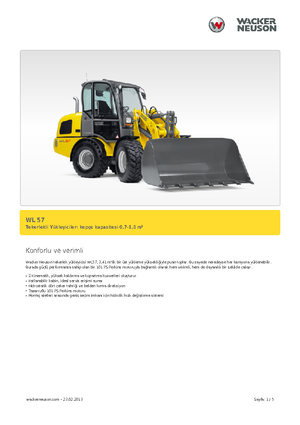 व्हील लोडर Wacker Neuson WL 57