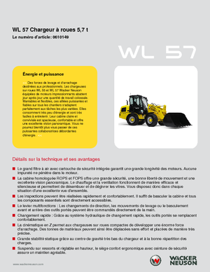 व्हील लोडर Wacker Neuson WL 57