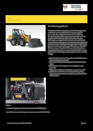 व्हील लोडर Wacker Neuson WL60