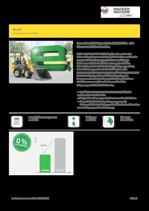 इलेक्ट्रिक व्हील लोडर Wacker Neuson WL20 e