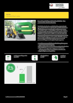 इलेक्ट्रिक व्हील लोडर Wacker Neuson WL20 e