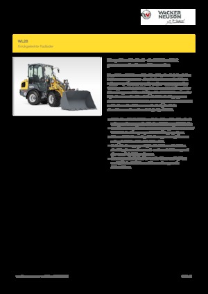व्हील लोडर Wacker Neuson WL28