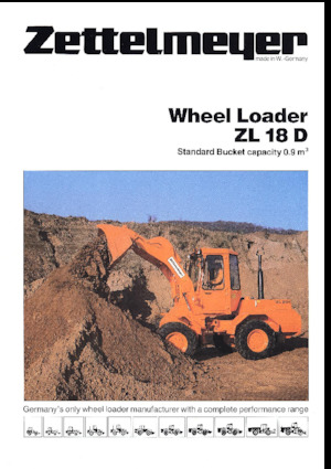 व्हील लोडर Zettelmeyer ZL 18 D